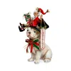 Mark Roberts Christmas Bulldog Figure In Multi