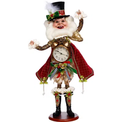 Mark Roberts Christmas Clock Elf, Medium In Multi