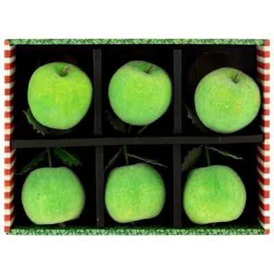 Mark Roberts Christmas Green Apple Pick, Box Of 6  - 10 Inches