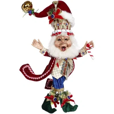 Mark Roberts Christmas Party Elf, Small - 13 Inches In Blue,white,red