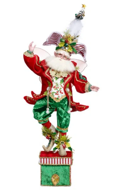 Mark Roberts Christmas Party Fairy Stocking Holder In Animal Print