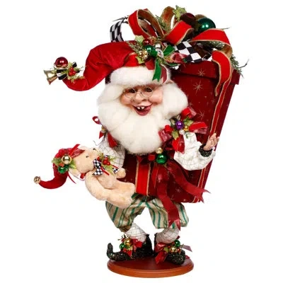 MARK ROBERTS CHRISTMAS PRESENT ELF, MEDIUM - 11 X 23 INCHES