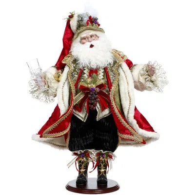 Mark Roberts Christmas Toast Santa - 25.5 Inches In Multi