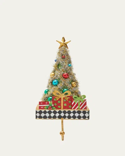 Mark Roberts Christmas Tree Stocking Holder In Multi