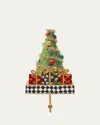 Mark Roberts Christmas Tree Stocking Holder In Multi