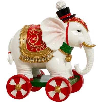 Mark Roberts Circus Elephant On Wheels In Multi