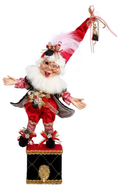 Mark Roberts Coal Stocking Elf Stocking Holder In Multi