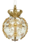 Mark Roberts Crown Jewels Ornament, Ivory In Gold