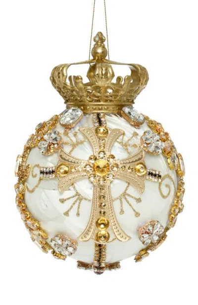 Mark Roberts Crown Jewels Ornament, Ivory In Gold