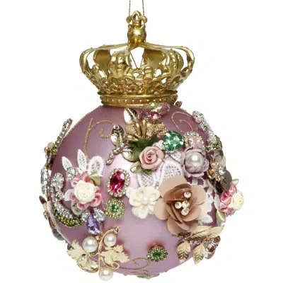 Mark Roberts Crown Jewels Ornament, Purple - 7 Inches In White;green;pink;purple;gold
