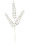 Mark Roberts Crystal Fern Spray, Set Of 6 In Silver