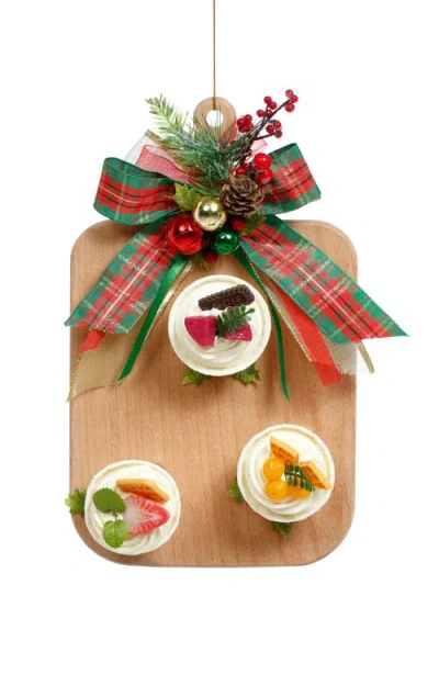Mark Roberts Cutting Board With Fruits Ornament, Large In Multi