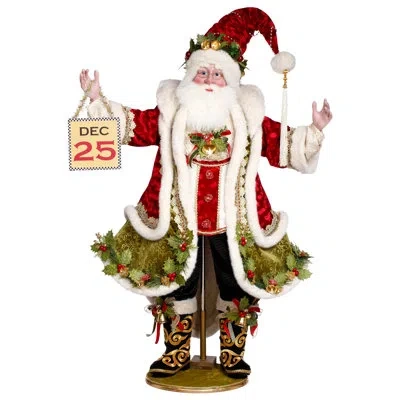 Mark Roberts December 25 Santa - 61.5  Inches In Multi