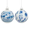 Mark Roberts Delft Flower Ornament, Set Of 6