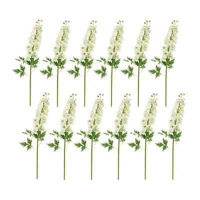 Mark Roberts Delphinium Stem, Set Of 12 In Green