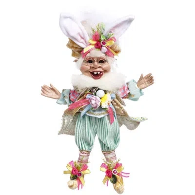 Mark Roberts Easter Bunny Elf, Small - 11 Inches In Teal;red