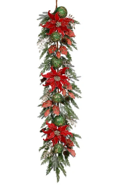 Mark Roberts Elegant Floral Garland In Multi