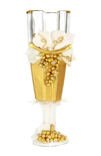 Mark Roberts Elegant Gilded Vase In Gold