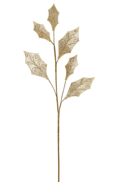 Mark Roberts Elegant Holly Leaf Spray, Set Of 12 In Neutral