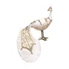 Mark Roberts Elegant Peacock In White/gold