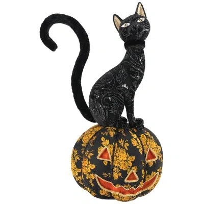 Mark Roberts Elegant Pumkin Cat - 30.5 Inches In Black