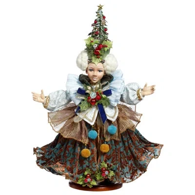 Mark Roberts Elf De Fete - 21 Inches In Gold;ivory;blue;brown;green;red