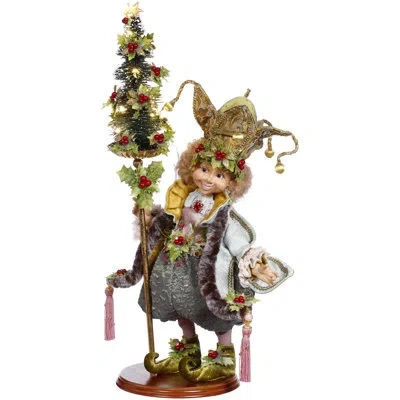 Mark Roberts Elf De La Foret - 24 Inches In Gray,green,brown