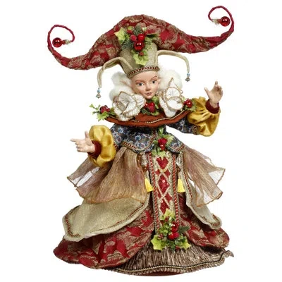 Mark Roberts Elf De Magnifique - 18 Inches In Yellow;gold;ivory;blue;brown;red