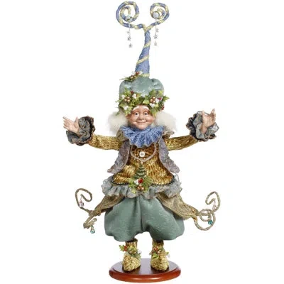 Mark Roberts Elf Du Soleil - 24 Inches In Mint Green,pale Gold,light Blue
