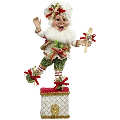 Mark Roberts Elf Stocking Holder - 14.5 Inches In White;green;red;gold