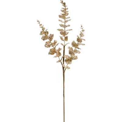 Mark Roberts Eucalyptus Spray, Set Of 12 In Gold