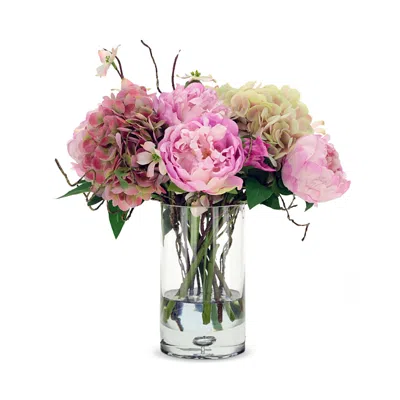 Mark Roberts European Hand Tied Floral Arrangement In Pink