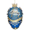 Mark Roberts Faberge Jewel Egg Ornament , Blue In Blue