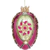 Mark Roberts Faberge Jewel Egg Ornament , Green/purple In Pink