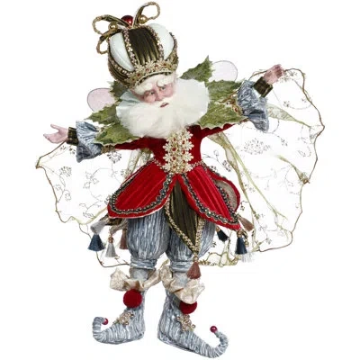 Mark Roberts Fairy De Noel - 20 Inches In Red,green,blue Gray,white
