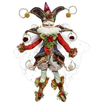 Mark Roberts Fairy Of Cloche - 17 Inches In Orange;gold;blue;brown;green;red