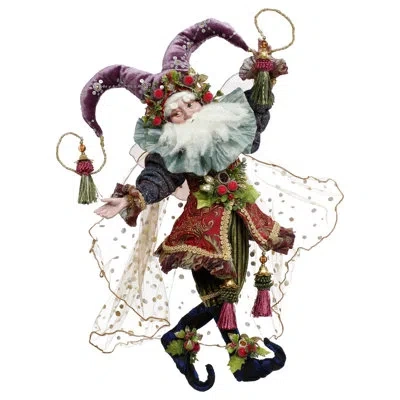 Mark Roberts Fairy Of The Circus - 17 Inches In Purple;gold;blue;black;brown;red