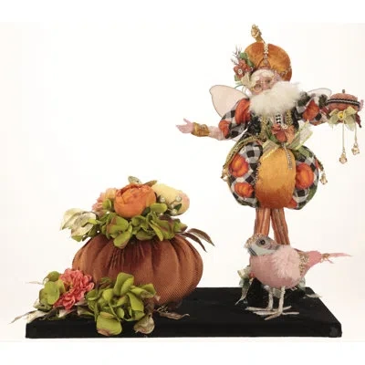 Mark Roberts Fall Pumpkin Fairy Tblecape Figurine