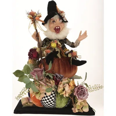 Mark Roberts Fall Thanksgiving Elf On Pumpkin, Large