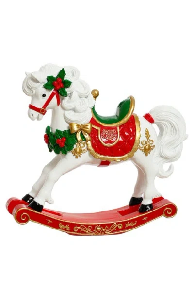 Mark Roberts Festive Rocking Horse In Multi