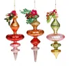 Mark Roberts Floral Finial Ornaments, Set Of 6