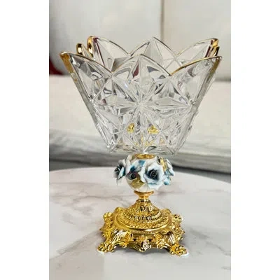 Mark Roberts Footed Crown Bowl - 8 X 10 Inches In Multi