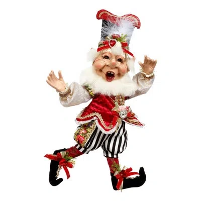 Mark Roberts Forever Love Elf, Medium - 21 Ichis In Black;white;red