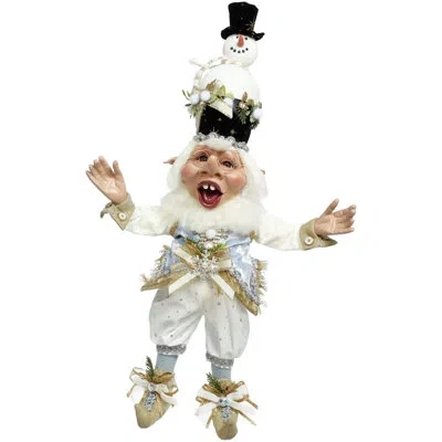 Mark Roberts Frosty Elf, Medium - 22 Inches In Gold,blue,white,black,silver