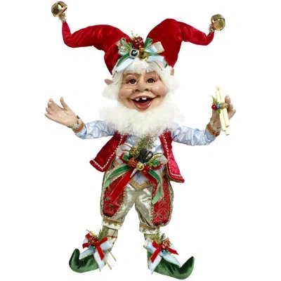 Mark Roberts Gift Wrapping Elf, Medium - 18 Inches In Red,green,blue,gold