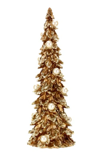 Mark Roberts Gilded Pearl Tree, Small In Gold