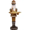 Mark Roberts Gingerbread Nutcracker Server In Brown
