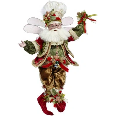 Mark Roberts Gingerbread Spice Fairy, Medium - 18 Inches In Green,white,brown,gold,red,ivory