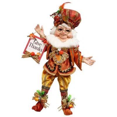 MARK ROBERTS GIVING THANKS ELF, SMALL - 11 INCHES