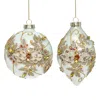 Mark Roberts Glass Jeweled Floral Ornament, Set Of 6 In Multi